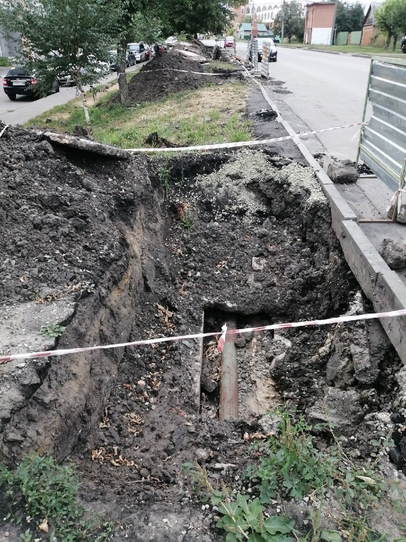 Пензенцы жалуются на разрытые трубы