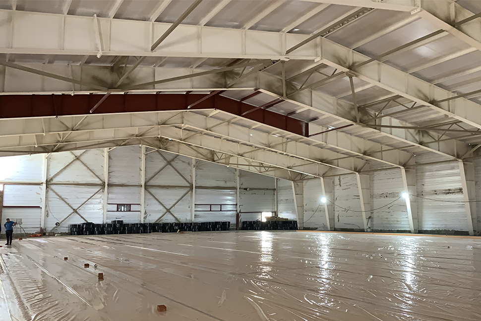 В Пензе новый крытый каток готов более чем на 65%