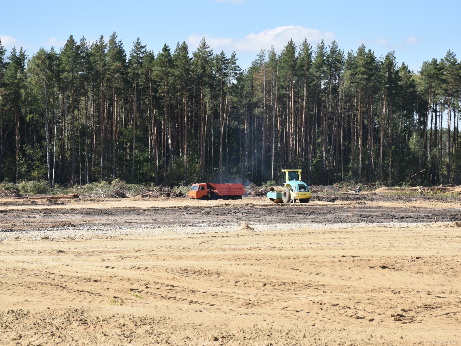 В Пензе продолжается расширение Восточного кладбища