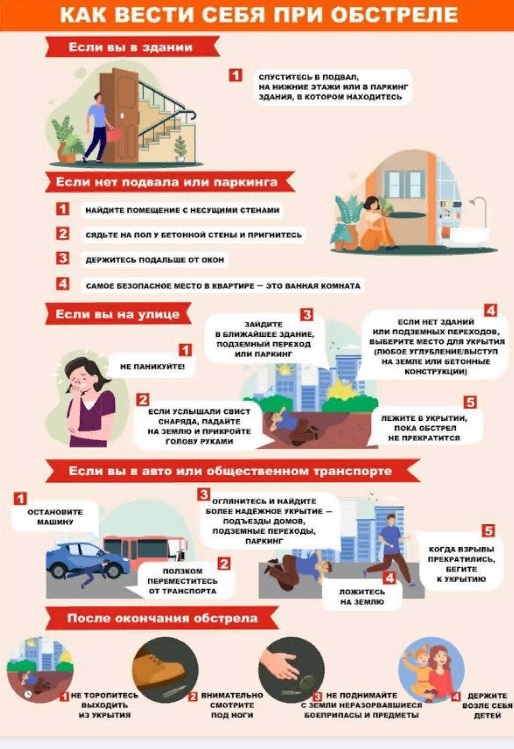 В приграничном регионе России подготовили памятку о поведении при обстреле