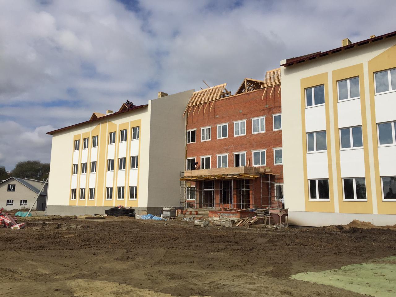 Строительство школы в Чемодановке идет в соответствии с графиком