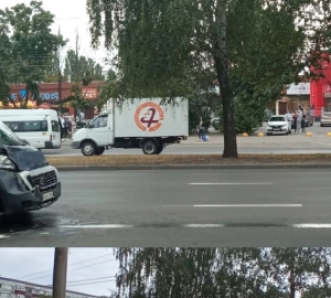 В Пензе микроавтобус влетел в троллейбус