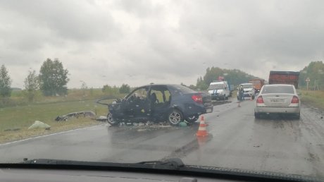 Смертельное ДТП с ребенком: на въезде в Сердобск столкнулись две «Лады»