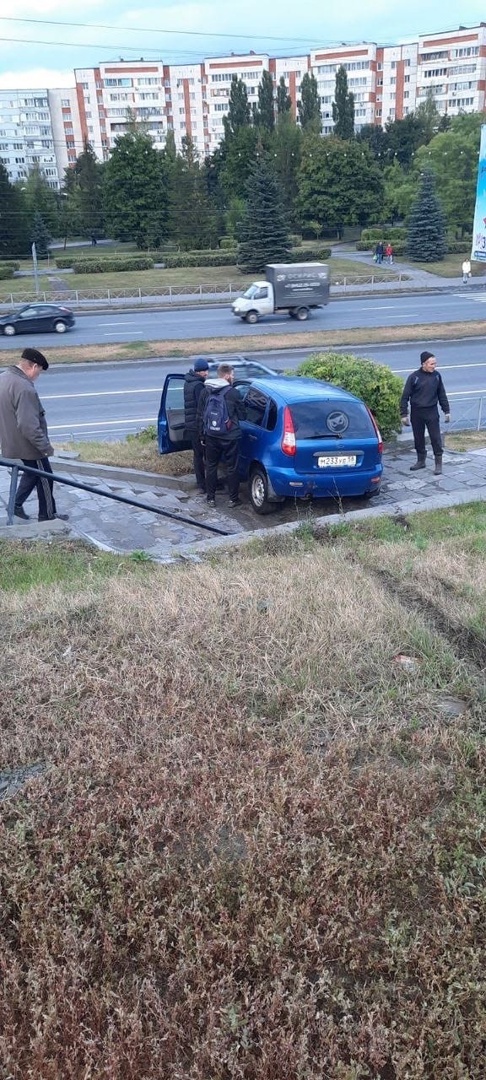 В Пензе на Путепроводе машина попала в ДТП