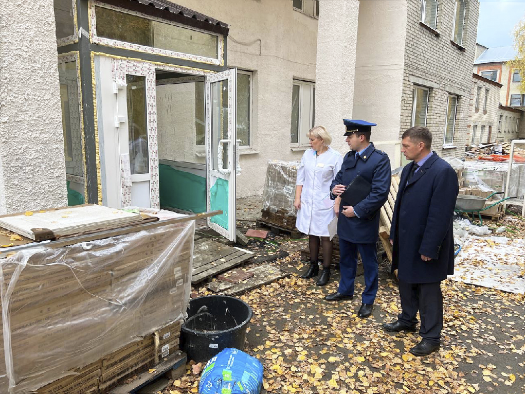 В Пензенской области прокурорам пришлось контролировать ход ремонта в больнице