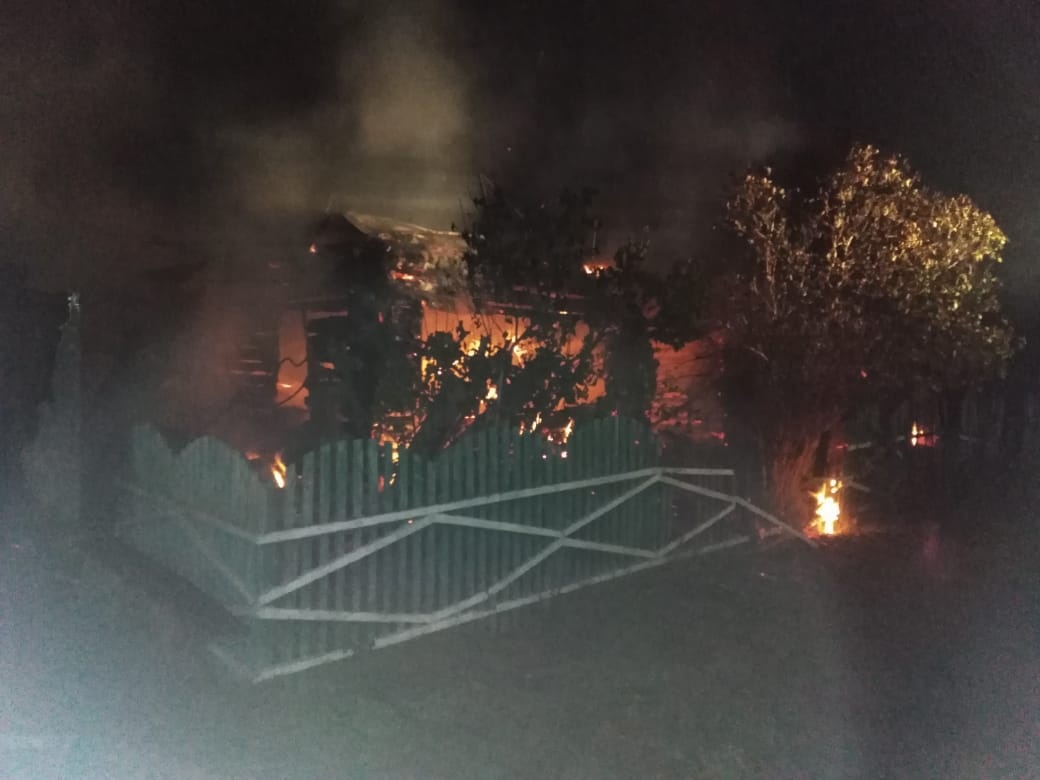 В Нижнеломовском районе в частном доме сгорела 85-летняя женщина