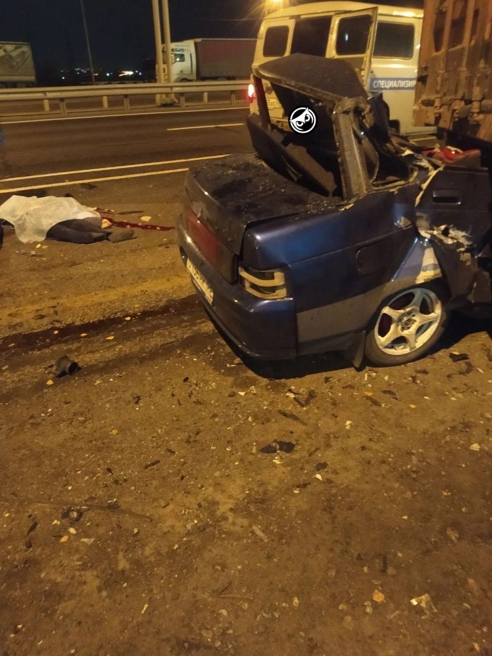 В ДТП на М5 легковушка превратилась в груду металла