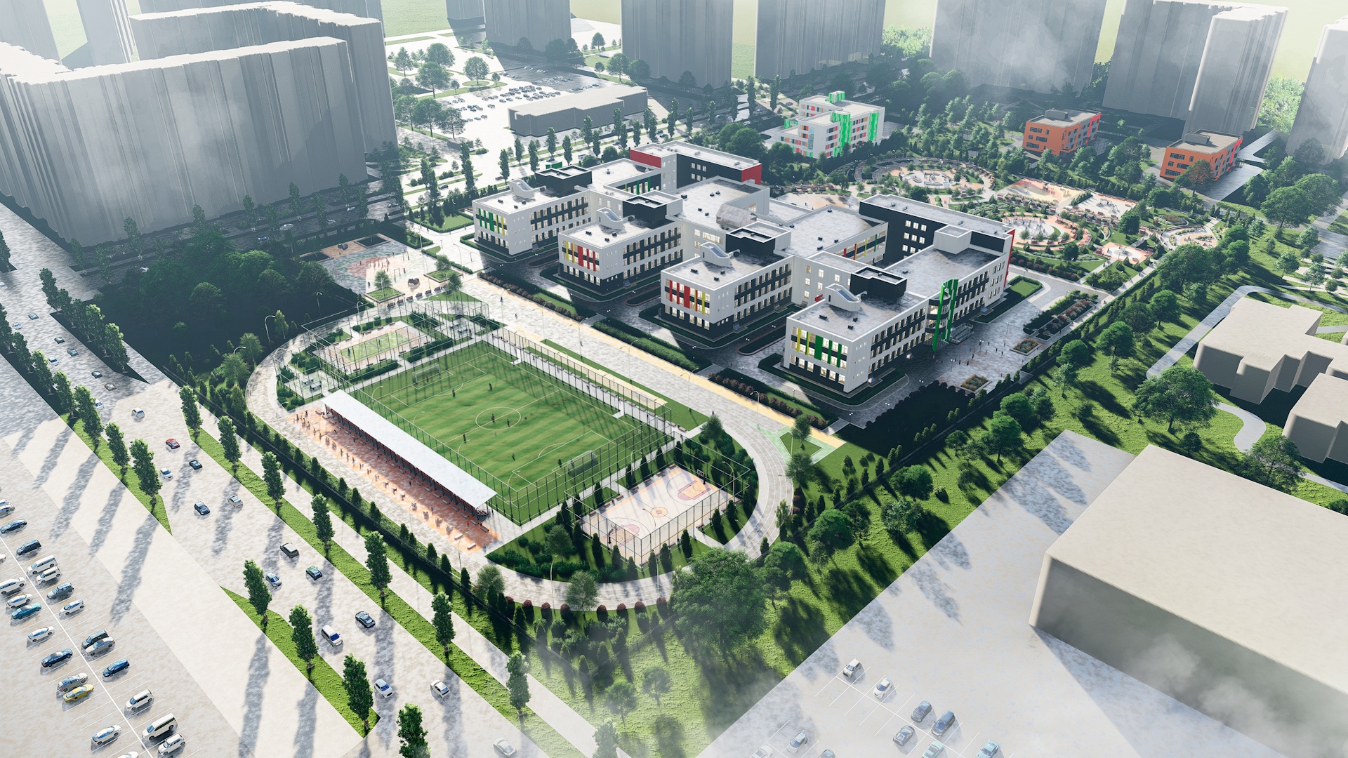 Новая школа в Спутнике станет центром притяжения