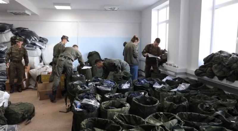 С понедельника мобилизованные пензенцы начнут получать вещмешки с дополнительным довольствием
