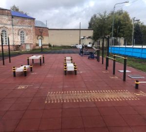 Жители нескольких районов смогут заниматься на новой спортивной площадке