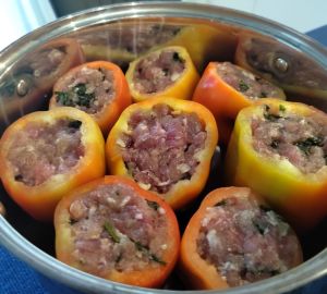 Необычные фаршированные перцы для вкусного ужина