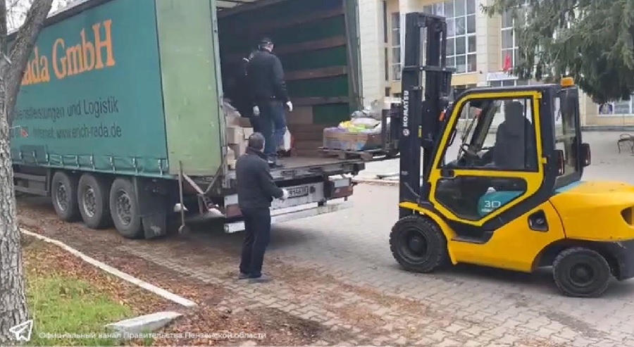 В Пологовский район доставили гуманитарный груз из Пензы