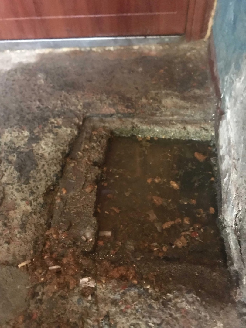 Пензенцы пожаловались на фекалии, всплывшие возле входа в квартиру