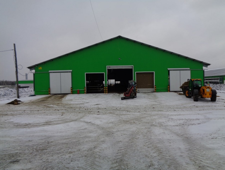 В Кузнецком районе завершился первый этап строительства фермы