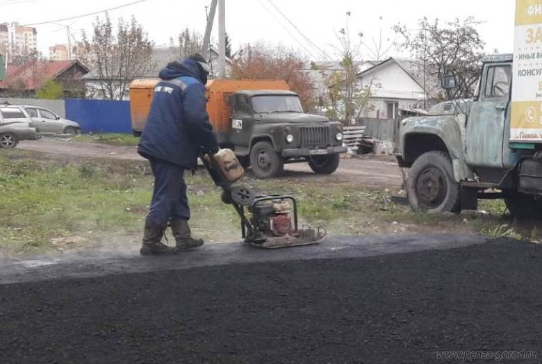 В Пензе на улице Клары Цеткин обустроят новую автобусную остановку