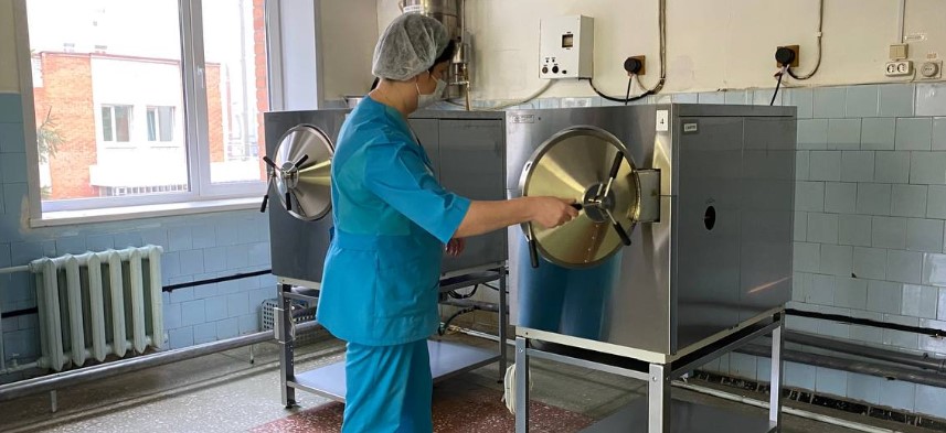 В пензенской больнице имени Бурденко появилось два новых стерилизатора