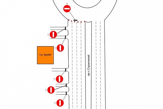 В Пензе на проспекте Строителей изменят схему движения транспорта