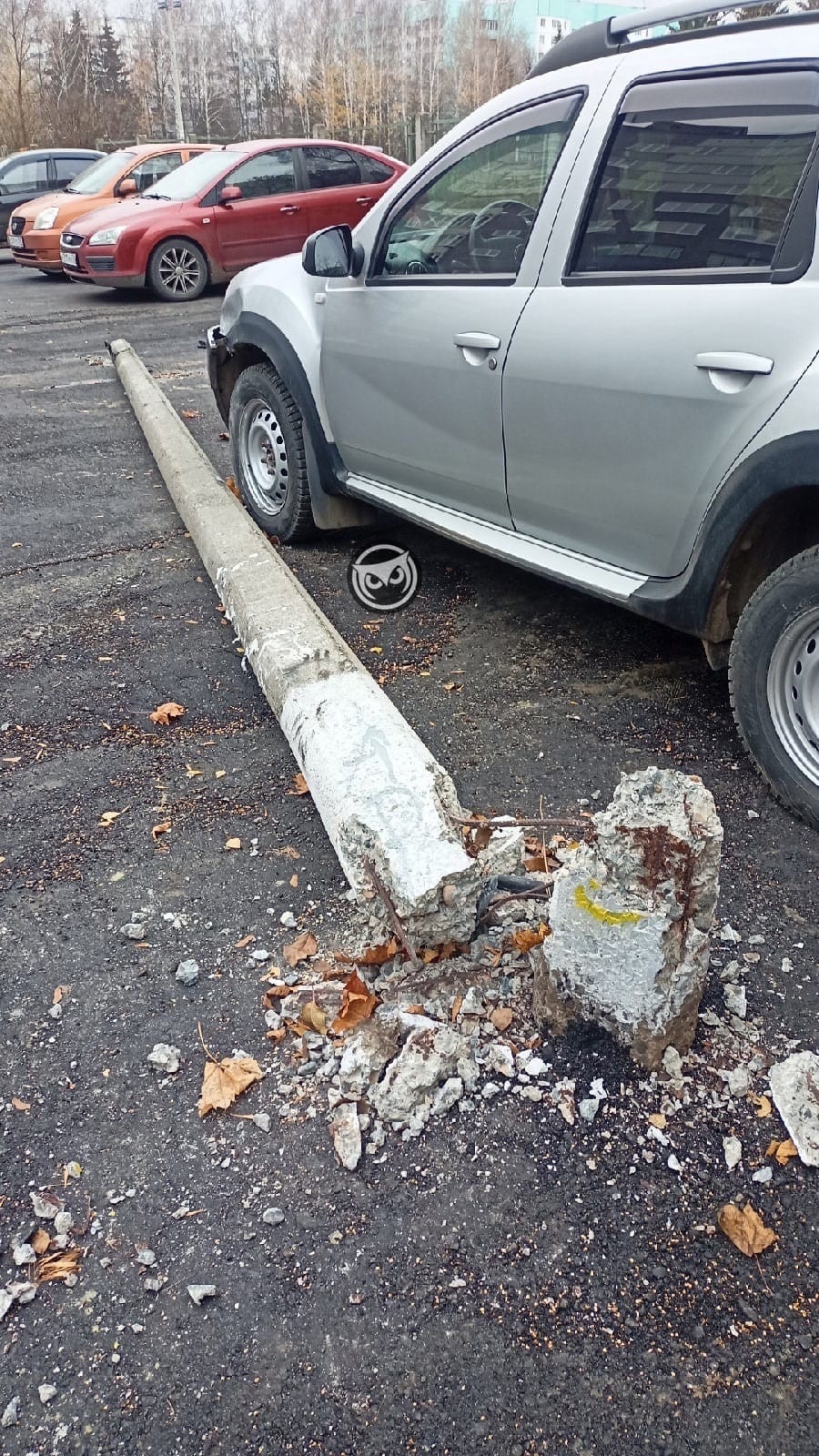 Пензенцы чудом избежали несчастья на парковке на проспекте Строителей