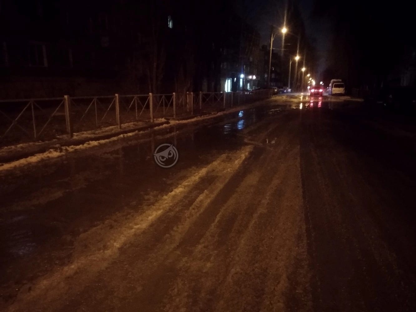 Пензенцы рассказали о затопленном перекрестке на Циолковского