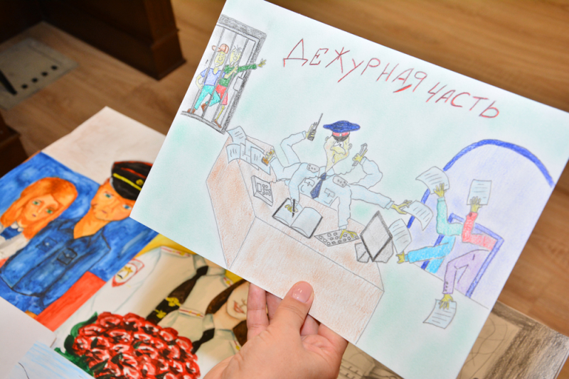 В Пензе подвели итоги творческого конкурса для детей, организованного УМВД