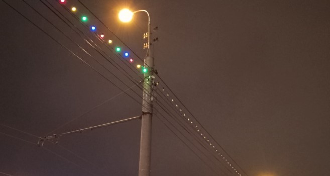 Пензенцы пожаловались на потухшие гирлянды в центре города