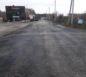 В Пензе заасфальтировали въезд к Восточному кладбищу