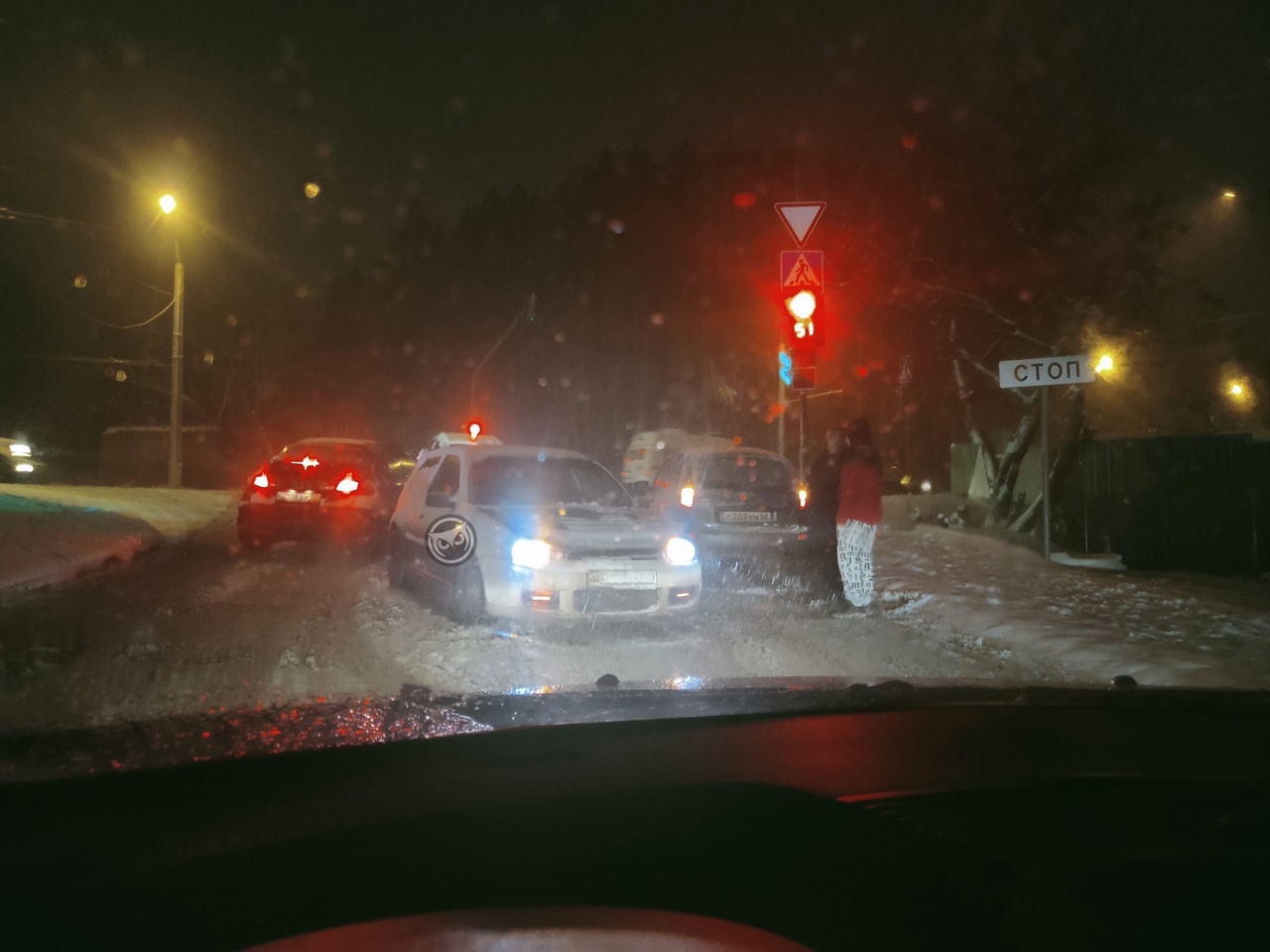 В Пензе возникла дорожная пробка на Окружной