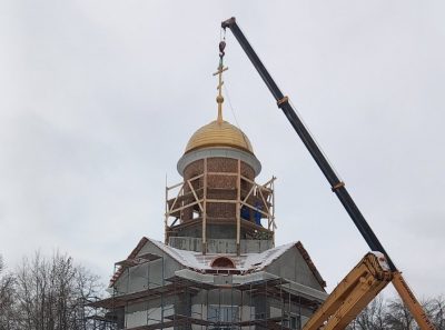 В Пензе восстановили купол на Евлампиевской церкви-усыпальницы
