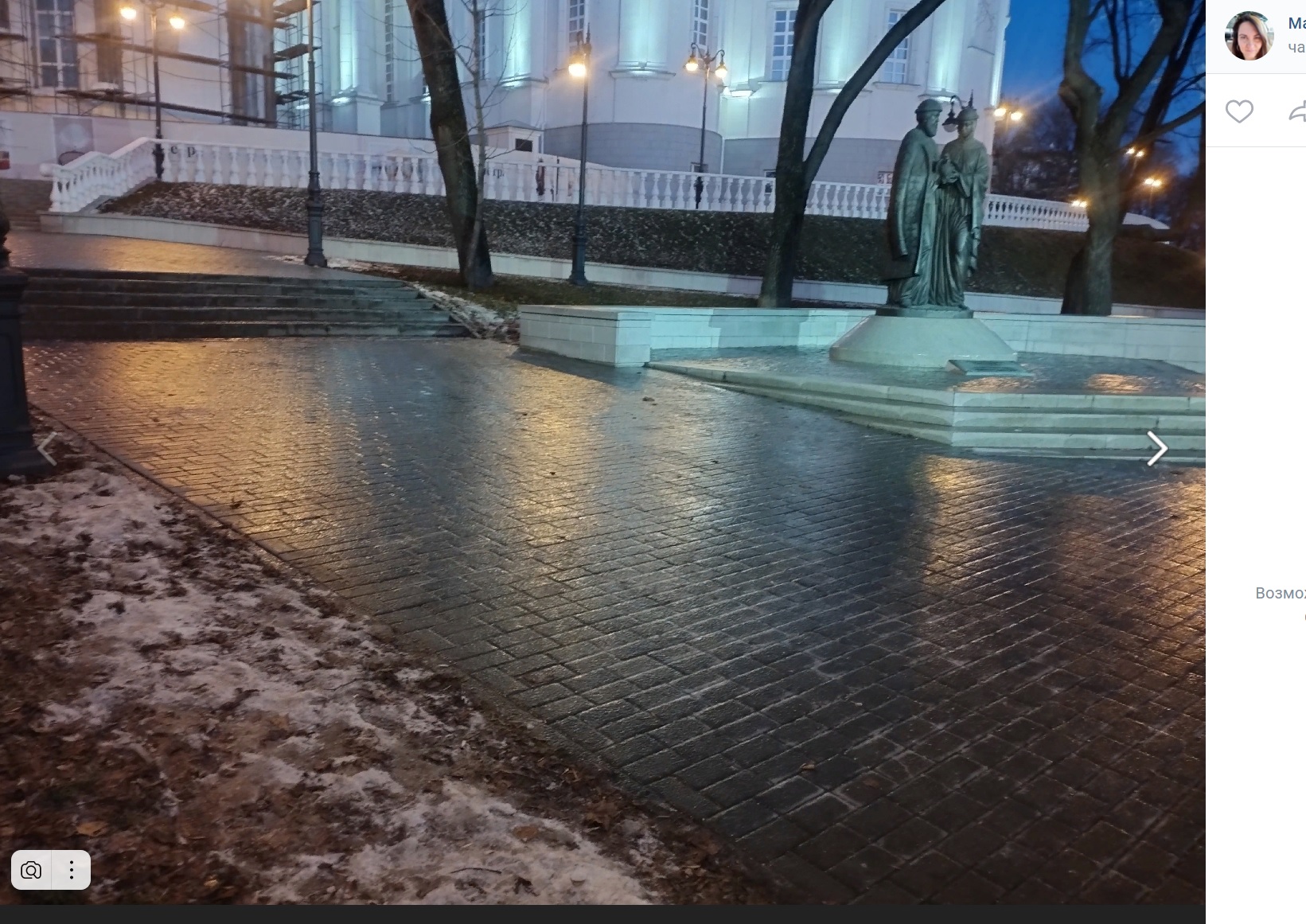 Пензенцев возмутил каток, в который превратились центральные улицы города