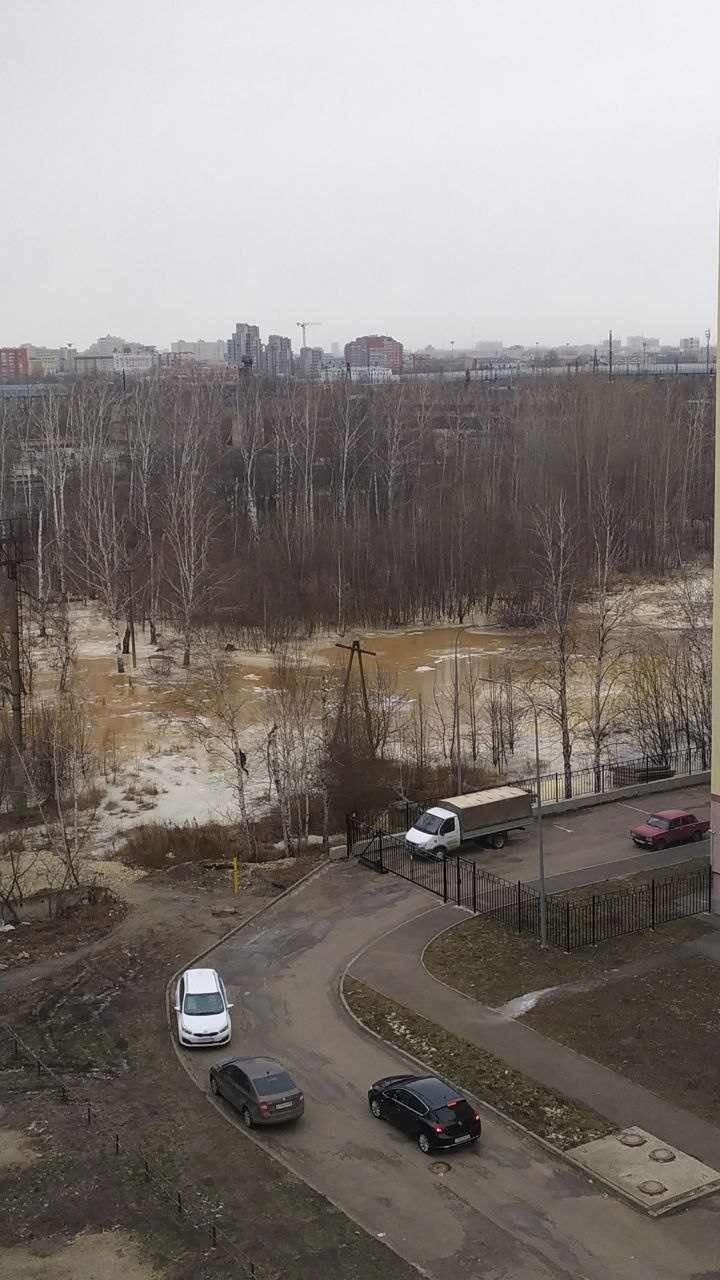 Пензенцы пожаловались на затопление стадиона «Локомотив»