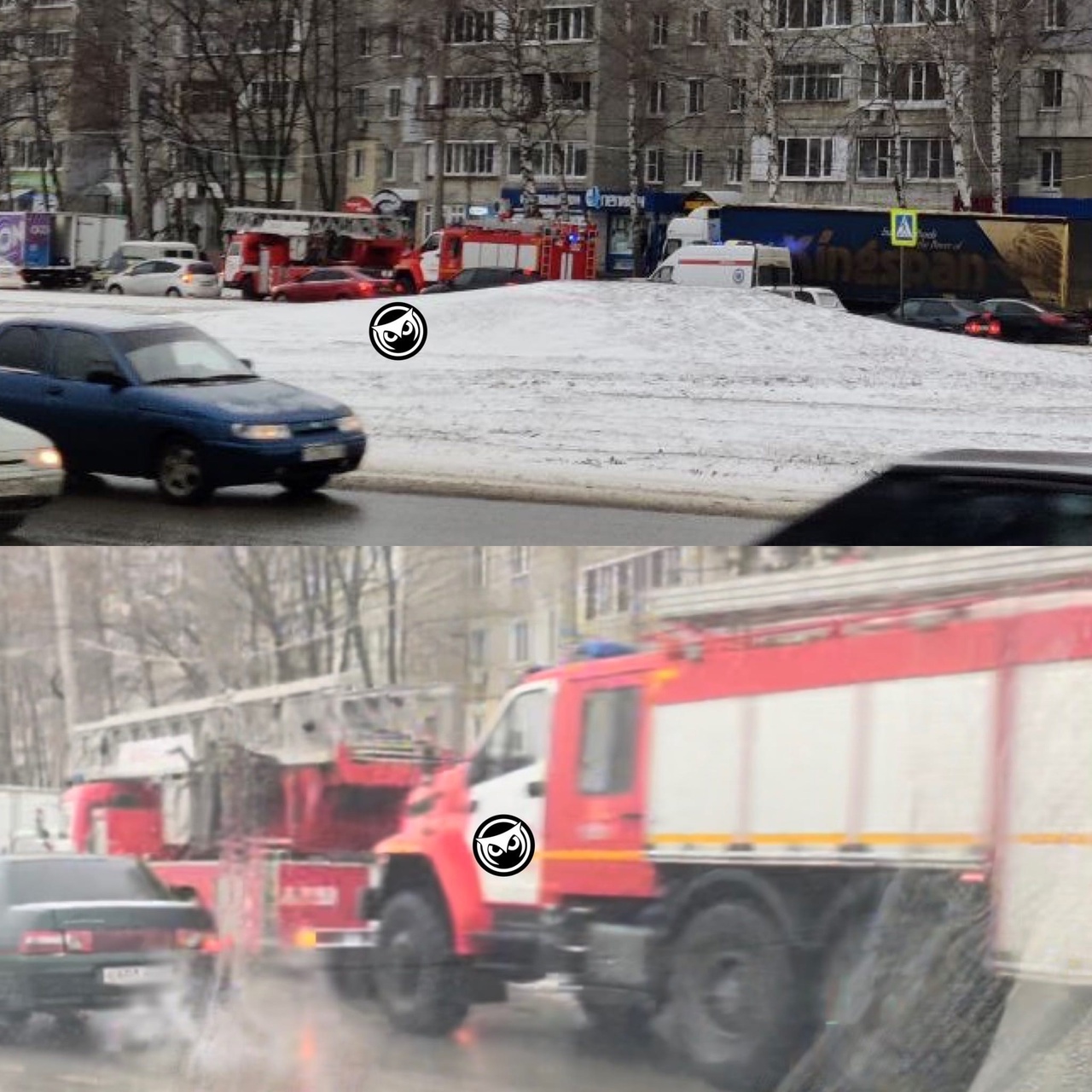 В Пензе загорелся утеплитель труб