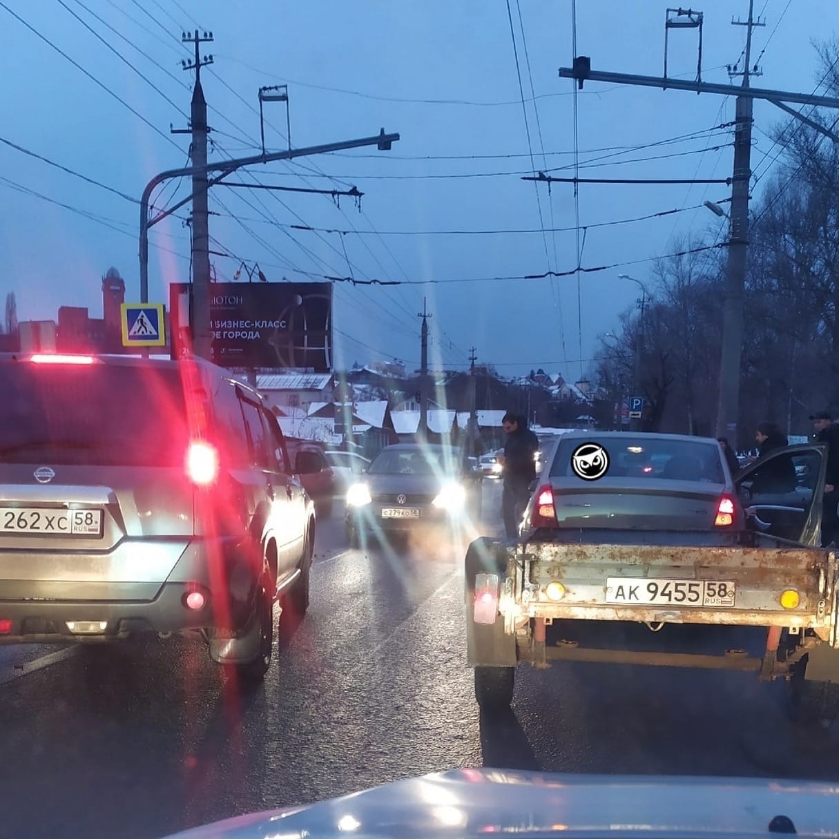 Пензенцы сообщили о сбитом пешеходе в центре города