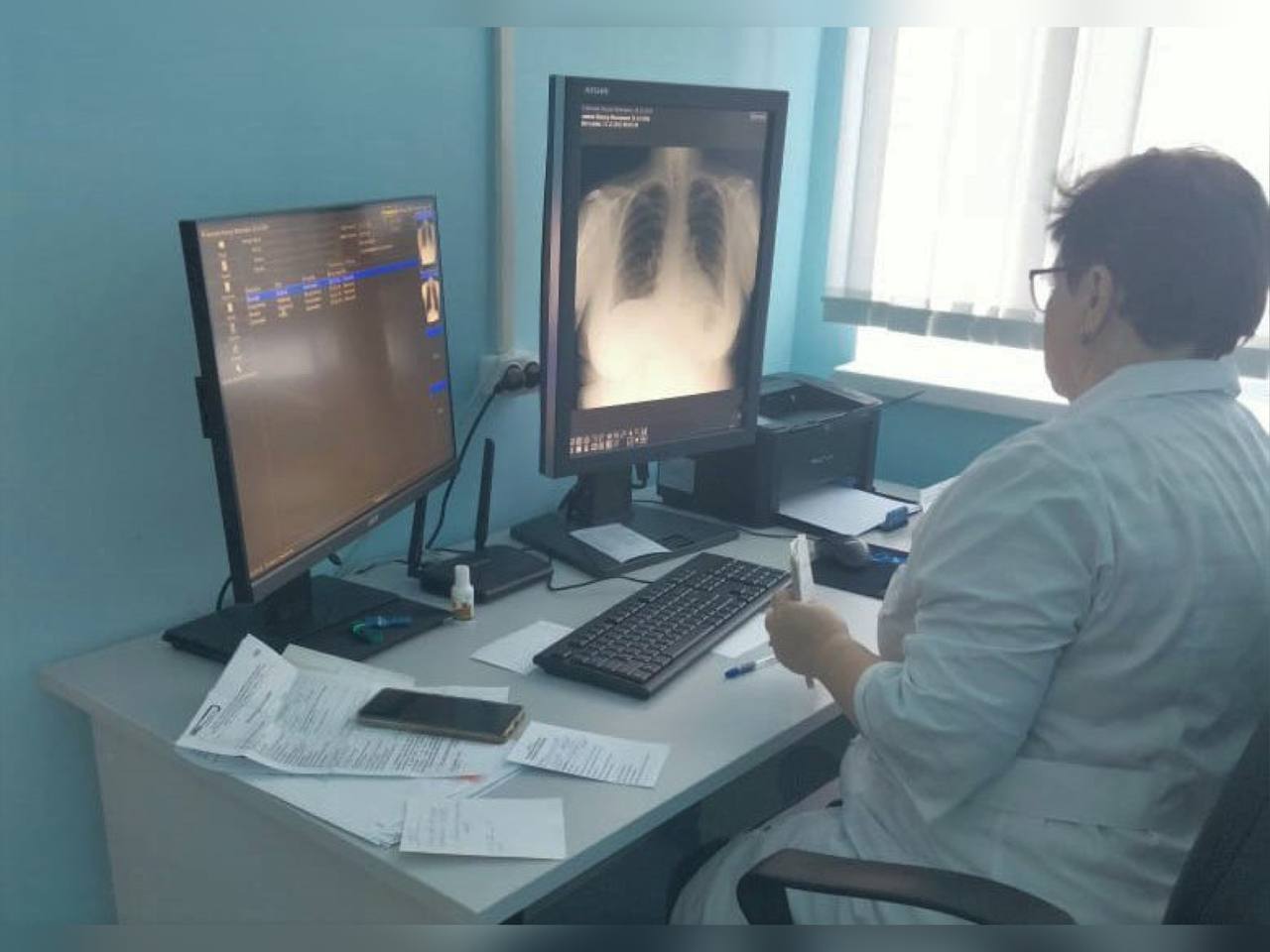 В Сосновоборскую больницу поступил новый цифровой флюорограф