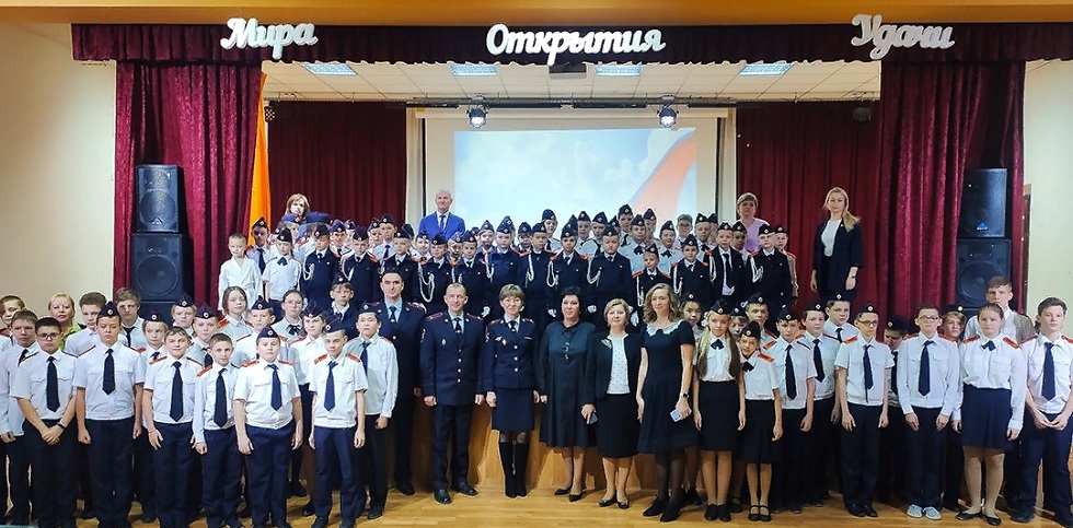 В Пензе кадеты полицейского класса приняли присягу