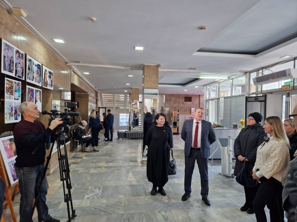 Ольга Чистякова помогла организовать фотовыставку «Ангел по имени МАМА»