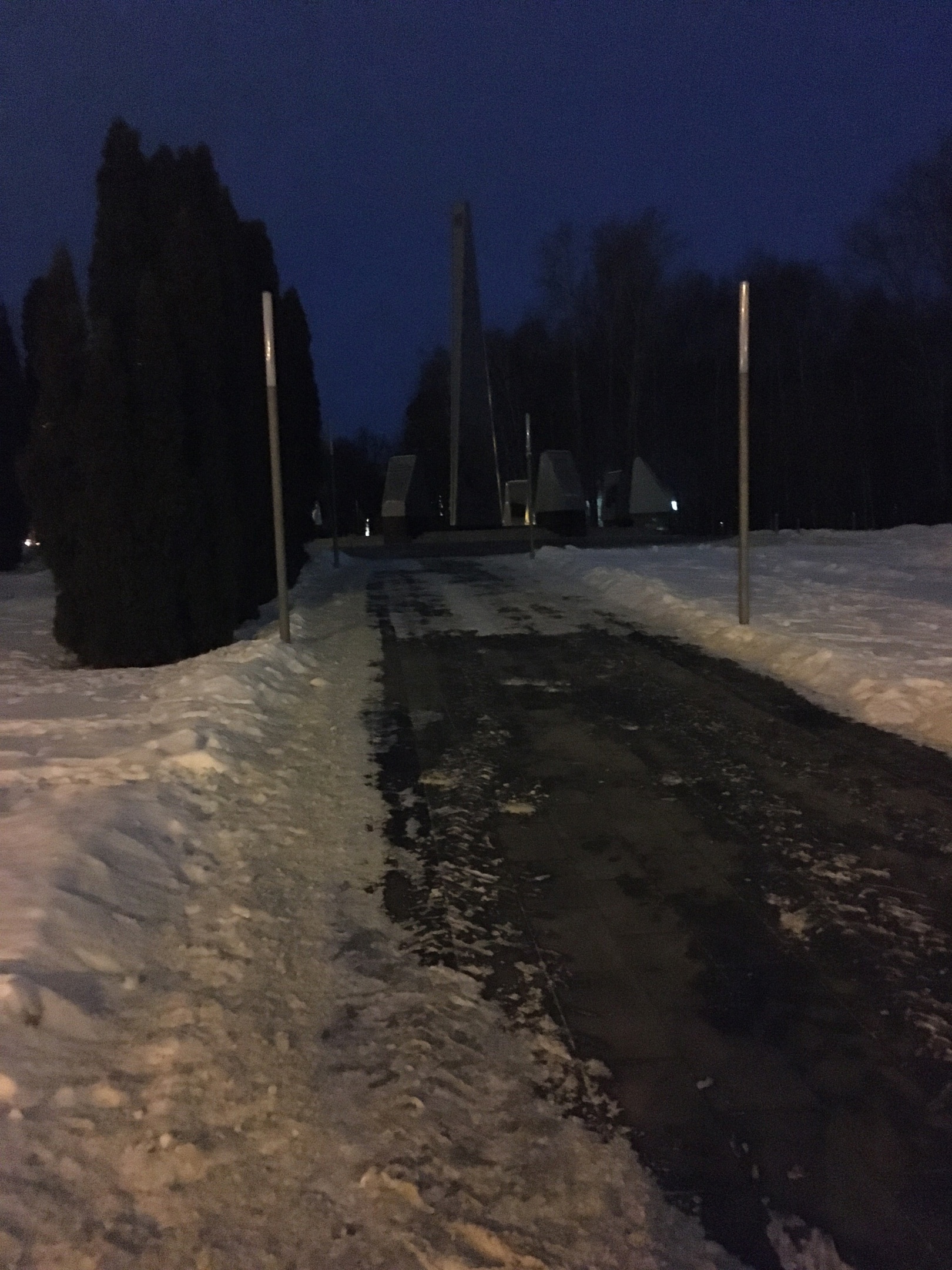 Пензенцам объяснили, почему не горят фонари в парке 40-летия Победы