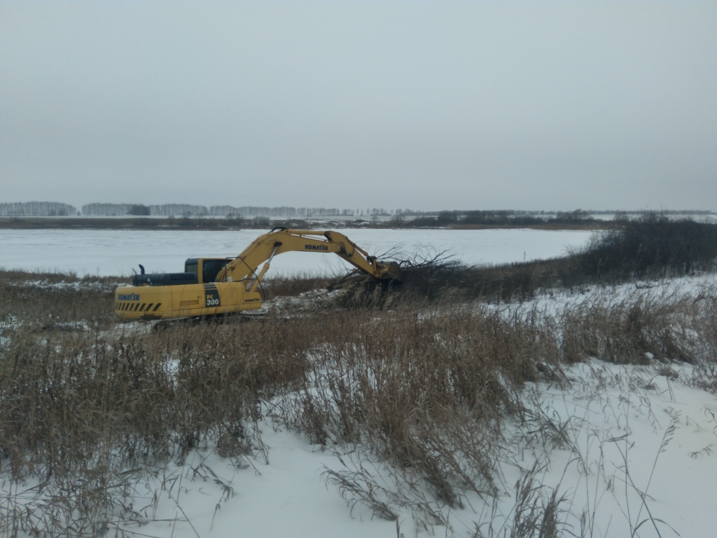 В Пензенской области продолжается капитальный ремонт водохранилища