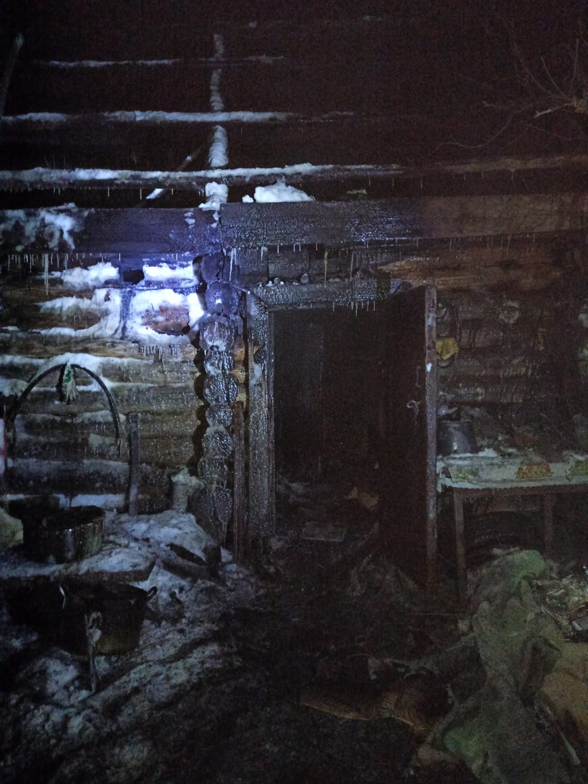 В Кузнецком районе в праздники сгорели несколько бань