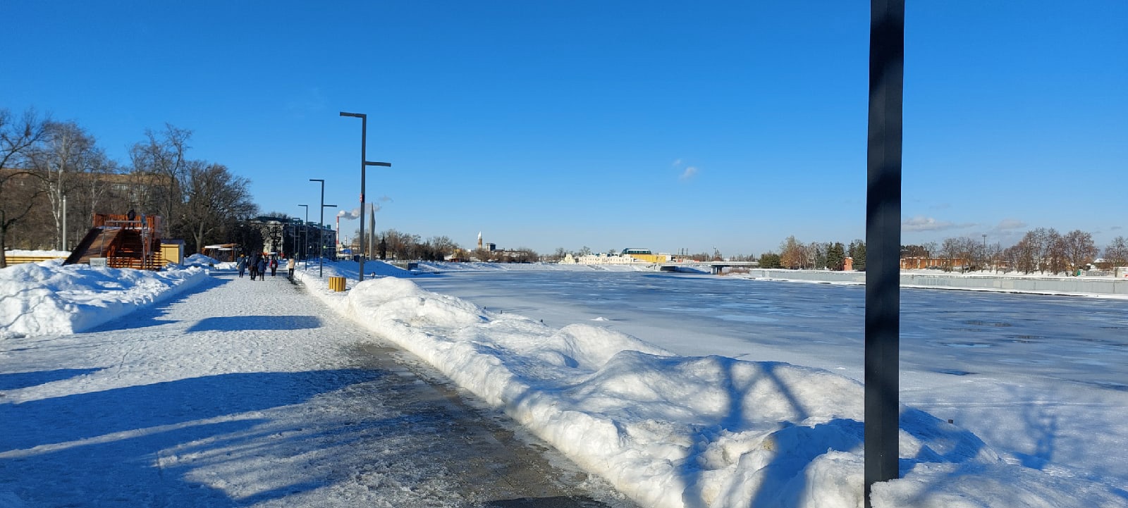 В Пензе на набережной горожан не станут защищать от падения в реку