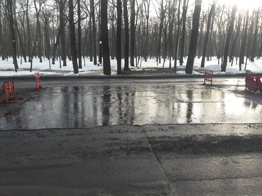 В Пензе восстановили участок дороги на перекрестке улиц Свердлова и Калинина