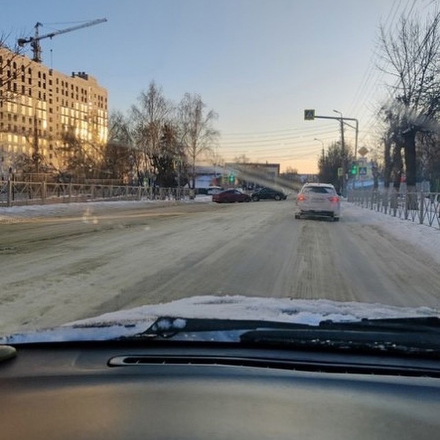 В Пензе столкнулись два автомобиля