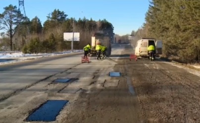 Восстановительный ремонт на улице Лермонтова переделают весной