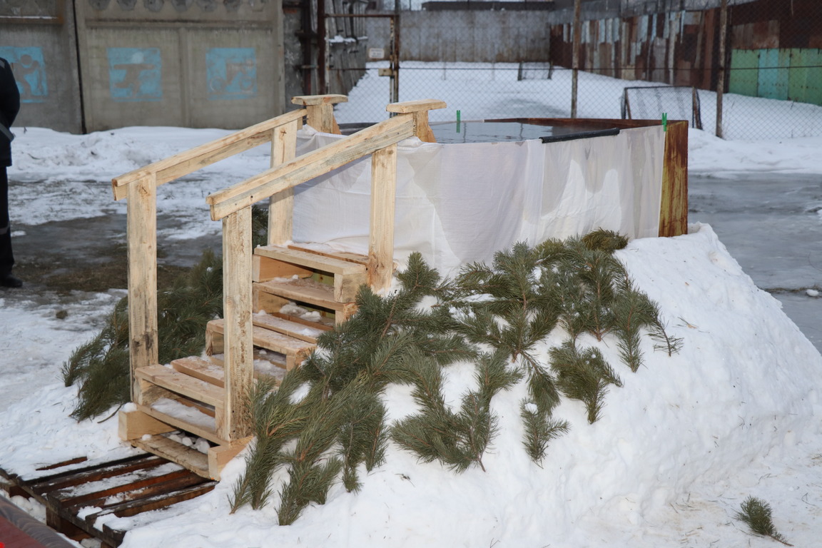 В Пензенской области арестанты смогли искупаться на Крещение