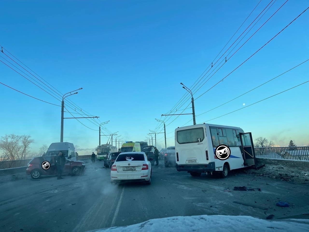 В ГИБДД рассказали подробности аварии на Сурском мосту в Пензе