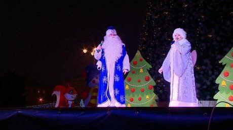 Пензенцы встретили Новый год на площади Ленина