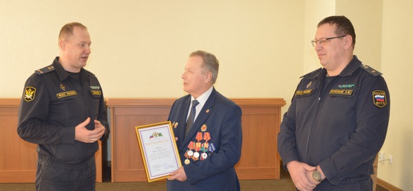 В Пензе поздравили с заслуженным выходом на пенсию замначальника УСД Сергея Авдошина