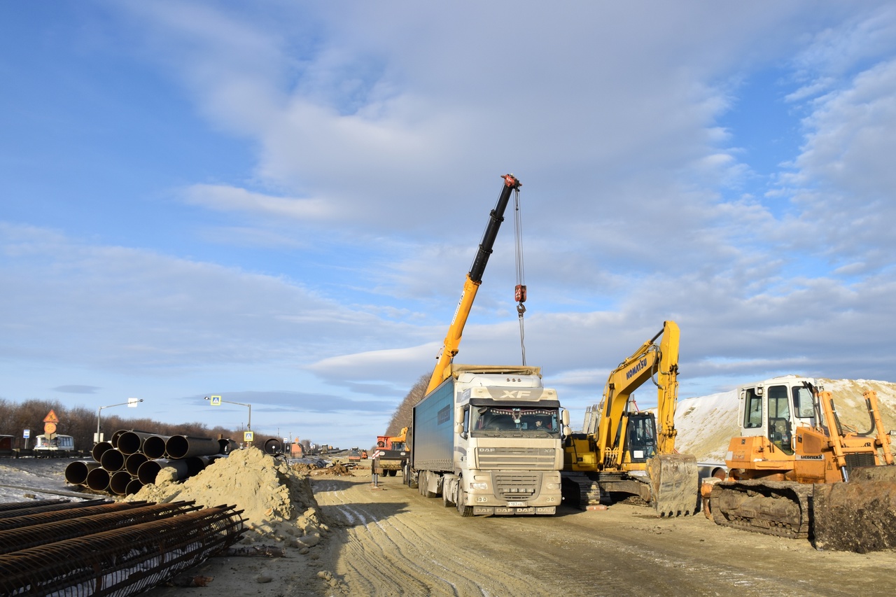В Пензе продолжается строительство двухуровневой развязки