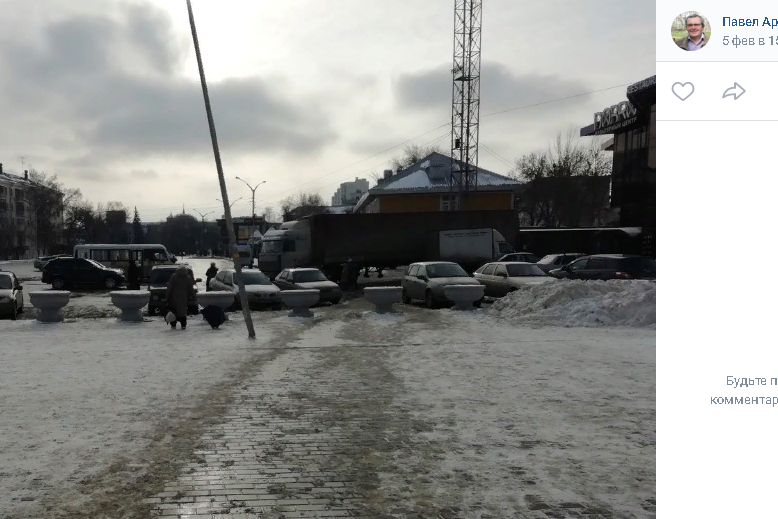 Пензенец рассказал о падающем «Пензанском столбе» на Привокзальной площади