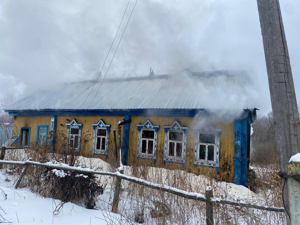 В Белинском районе за сутки в пожарах погибли два человека