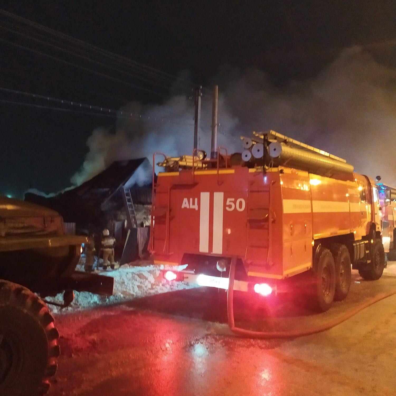 В Бессоновке ночью сгорел жилой дом